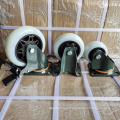 Medium Heavy Duty High Load 200/250/300KGS Green Plate PA Nylon Tread Swivel Plate 3/4/5Inch Caster Wheels